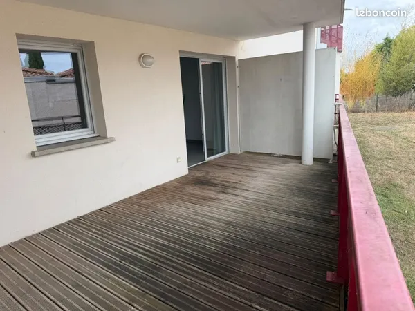Appartement 2 pièces, terrasse 16 m2