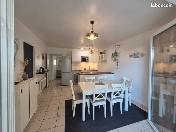 Appartement 47m²-3 chambres-300m plage
