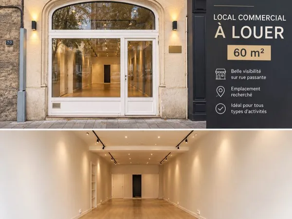 Local 60m2 centre ville Rouen