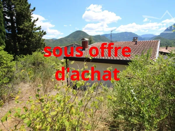 Maison d'architecte de plain-pied – Vue montagnes & fort potentiel d’aménagement