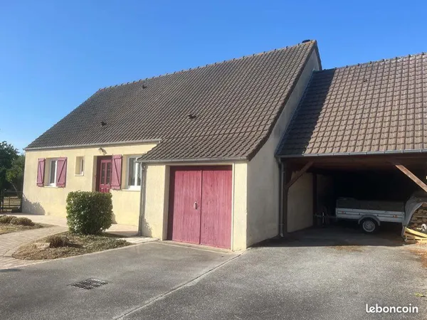 Maison de plain-pied 87 m² - 3 chambres - terrain 1 054 m²