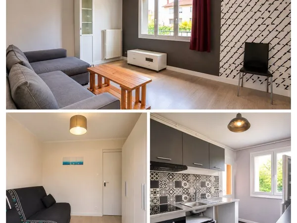 T3 meublé 55 m² avec parking, cave et chauffage inclus - Saint-Égrève