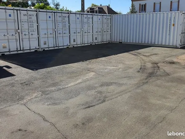 Container box garage parking stockage garde meuble selfstockage container surface au sol 28m2