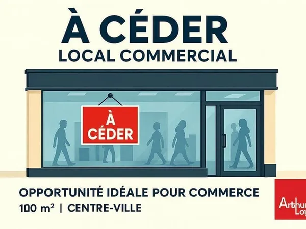 Commerce Vente Tours 100m² 120000€