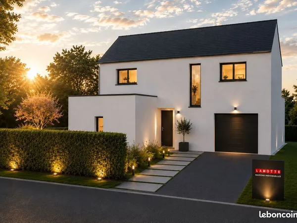 Projet de construction d'une maison 128 m² avec terrain à LA VRAIE-CROIX (56)