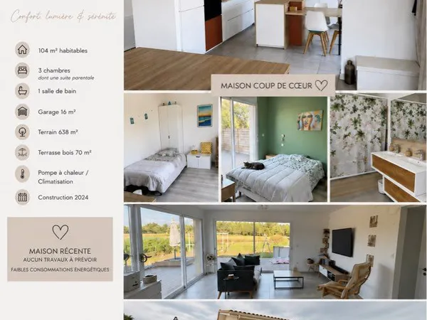 Maison neuve de 120m2