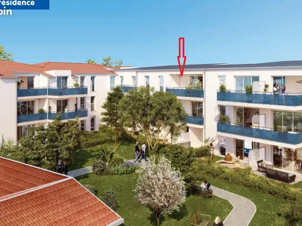 Appartement 63 m2 balcon 11 m2 plein sud, Domotique pour volets lumière & chauffage