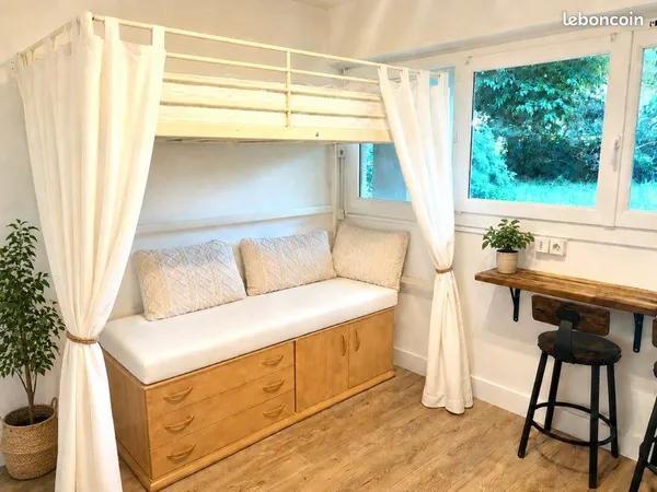 Studette meublée rénovée 10,97 m² - Zéro vis-à-vis - Résidence Château Sec - Tram La Gaye - Marseill