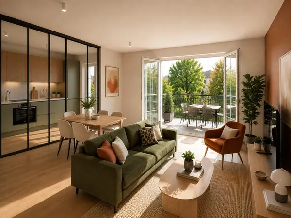 MAGNIFIQUE 2 pièces de 50 m2 avec loggia - MASSY