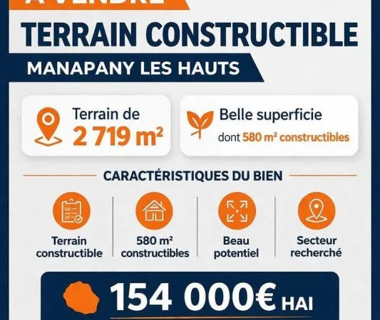 Terrain 2719 m²
