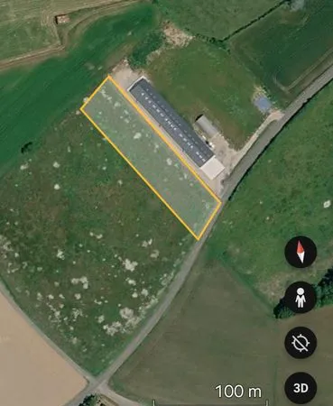 Terrain agricole 7 600 m² borné - Sèvremoine / Livois - accès direct