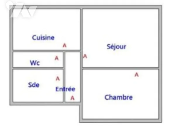 Appartement 2 pièces 49 m²