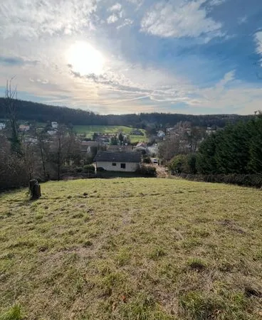 Magnifique terrain hauteur de chaponnay 1500m2