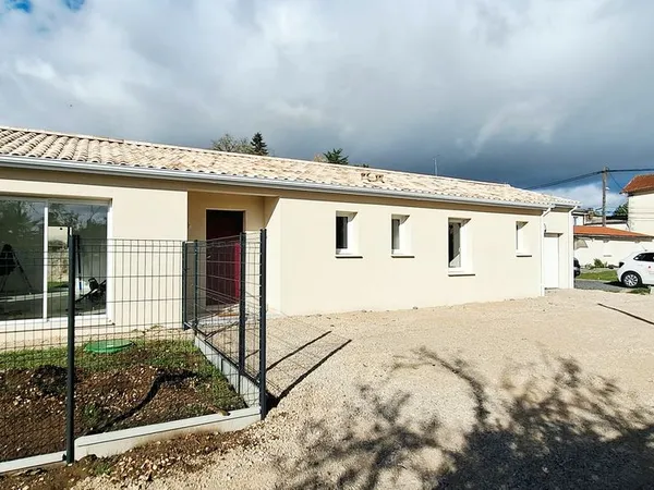 Maison neuve T4 115m2 avec garage terrain 450m2