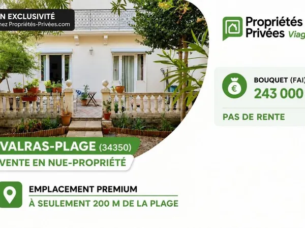 Maison de maître Valras Plage 6 pièce(s) 148 m2