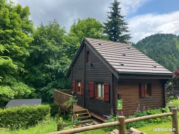 Chalet individuel avec sauna et jardin