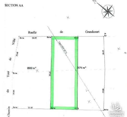 Terrain 1338 m²