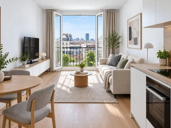 Appartement 2 pièces 43 m²