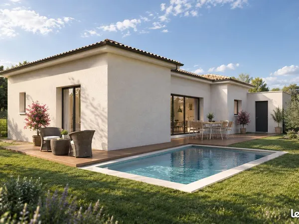 Maison en U de 110 m² à 5 minutes de Lacroix-Falgarde