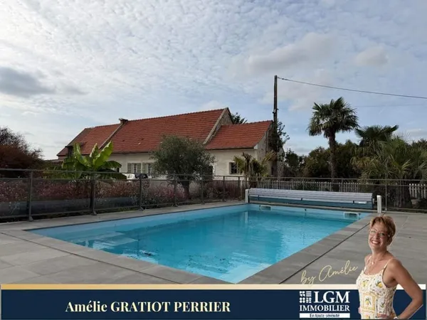 Longère De Caractère 142 m² - 4 Chambres - 3 686m² de terrain - Piscine