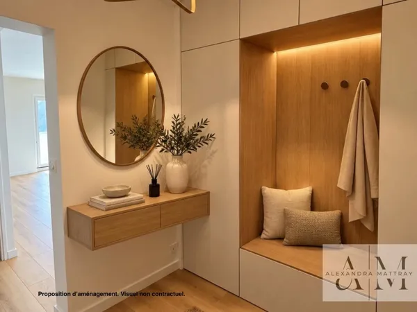LE BOUSCAT - Appartement T3 entièrement rénové, balcon exposé Sud-Est, parking