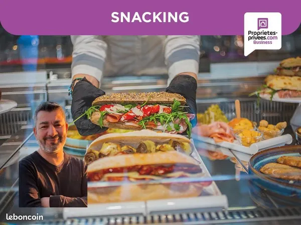 Fonds de commerce restaurant, snack 80 m²