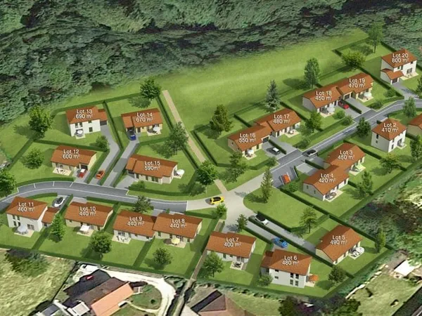 Terrain 480 m²