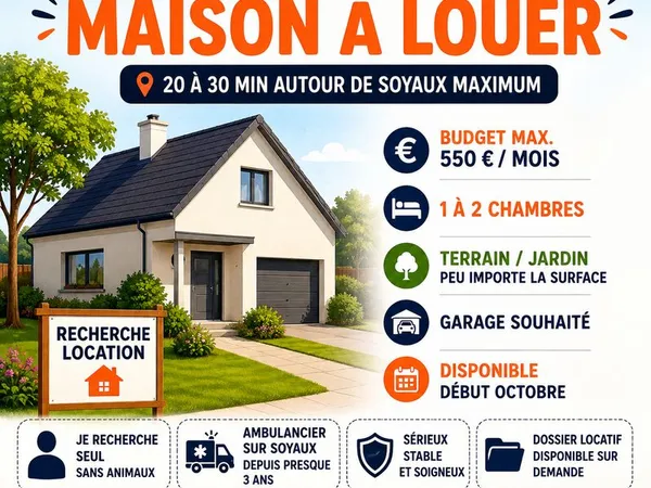 🏠 recherche maison à louer
