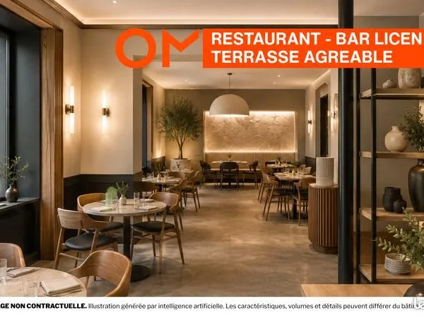 Fonds de commerce brasserie 170 m²