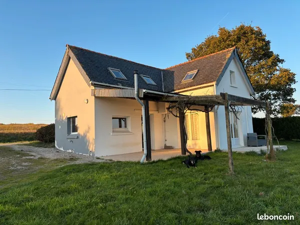Maison 86 m² - 2 chambres - Jardin - Garage - Fibre - Plonévez-du-Faou