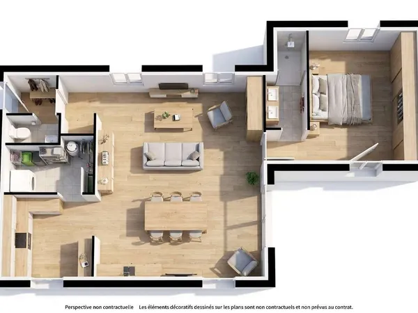 Maison 2 pièces 69 m²