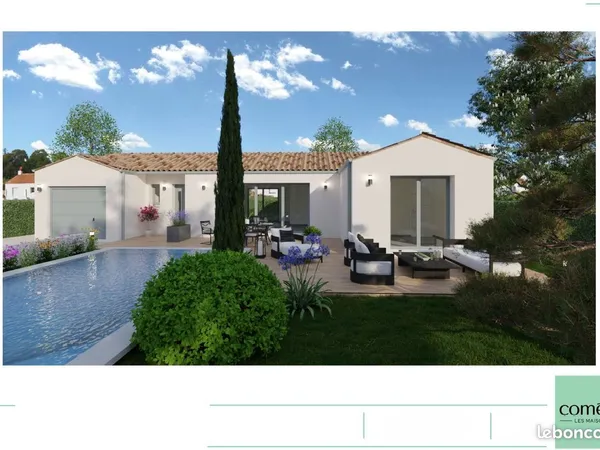 L'ILE-D'OLONNE Projet de construction d'une maison 105 m² avec terrain à 3 chambres + garage