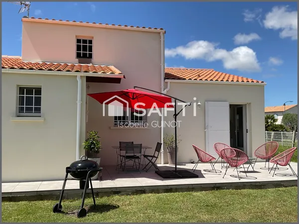 Maison 3 chambres, vie de plain-pied, grand jardin