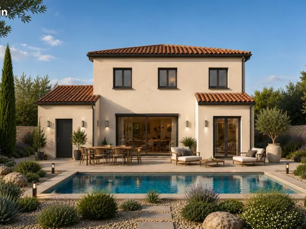 Maison contemporaine à étage de 106 m² avec suite parentale et garage de 24 m²