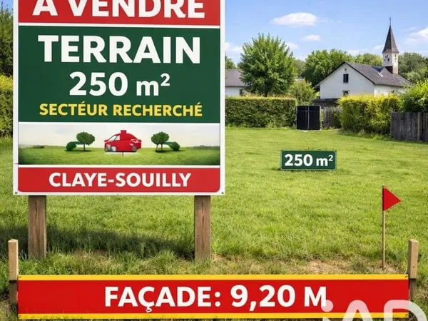 Terrain 250 m²