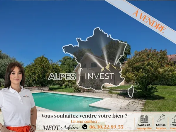 RARE A LA VENTE - MAISON INDIVIDUELLE TYPE T5 AVEC PISCINE,