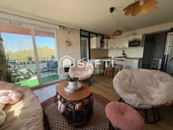 CUGNAUX -APPARTEMENT T4 dans une résidence sécurisée avec piscine !