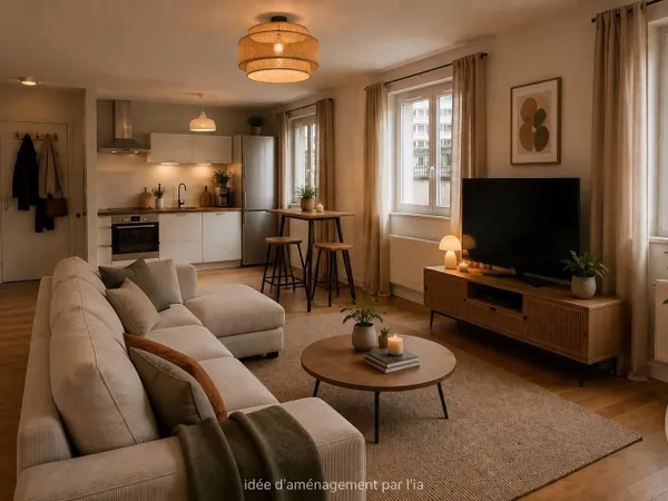 Appartement 2 pièces 60 m²