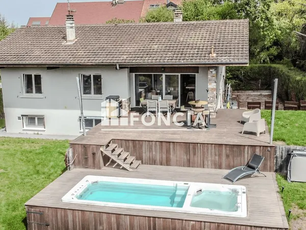 Hameau de Malagny — Villa d'exception avec spa de nage et vue panoramique sur le Vuache/jura