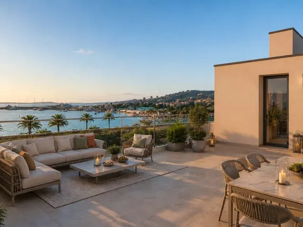UNIQUE GOLFE-JUAN UN PENTHOUSE 6 PIECES DE 200 M² FACE A LA MER AVEC ROOFTOP