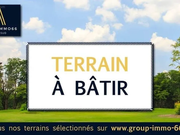 Terrain à bâtir de 553 m² à CASES-DE-PENE (66)