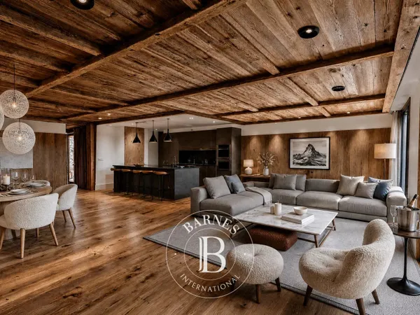 Méribel-Morel- Skis aux pieds- Résidence neuve Lac Bleu - Appartement 503: 157 m² 4 chambres Sauna