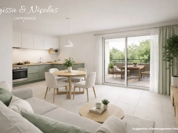 Appartement 2 pièces 45 m²