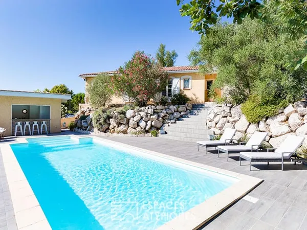 Maison familiale avec vue panoramique proche de Toulouse