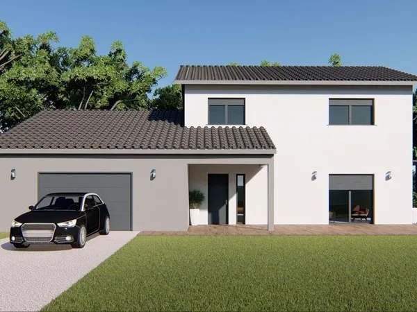 Projet de construction d'une maison 110 m² avec terrain à BONS-EN-CHABLAIS (74)