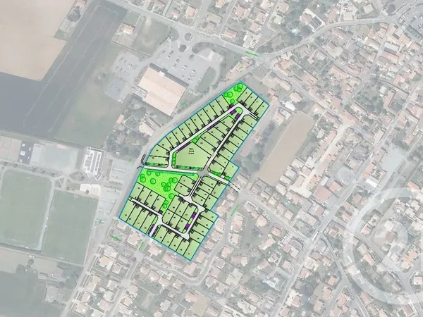 Terrain 392 m²