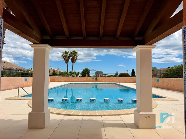 LOUPIAN- MAISON T1BIS AVEC TERRASSE- RESIDENCE PISCINE-TENN