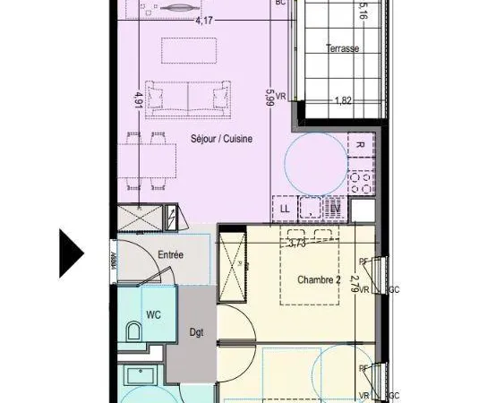 Vente Appartement 3 pièces