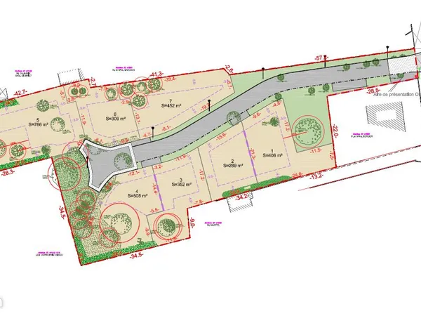 Terrain 352 m² Pessac
