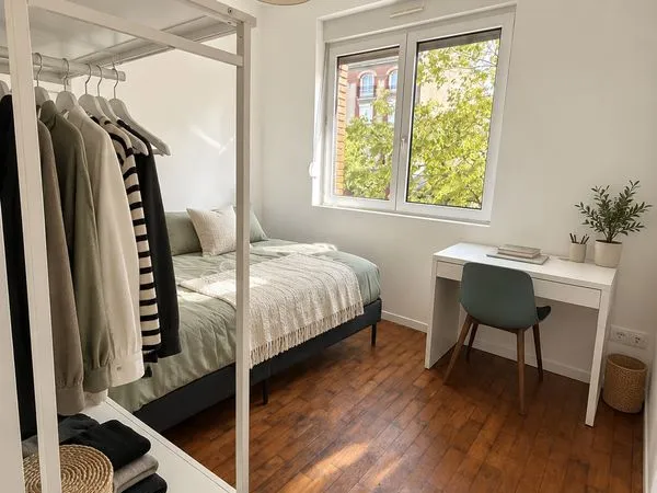 Chambre meublée en colocation - reims, secteur jean jaurès